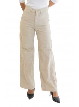 Pantalone palazzo in velluto Only